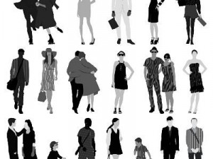 people stylized with style 3D Модель