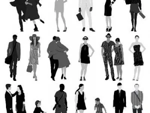 people stylized with style 3D Model