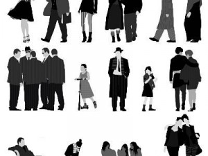 people stylized with style 3D Модель