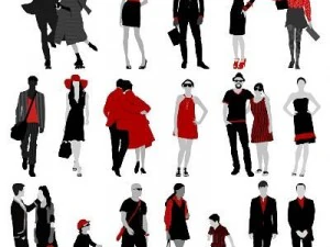 people stylized with style 3D Model