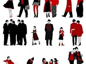 people stylized with style 3D Model