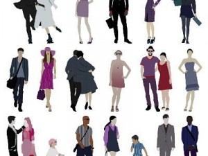 people stylized with style 3D Модель