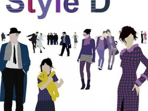 people stylized with style 3D Model