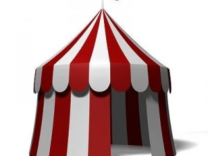 tenda de circo Modelo 3D