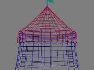 circus tent 3D Model
