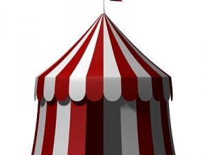 circus tent Model 3D