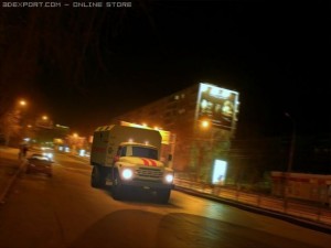 zil 130 80 (night patrol) 3D Модель