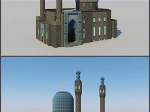 masjid Model 3D