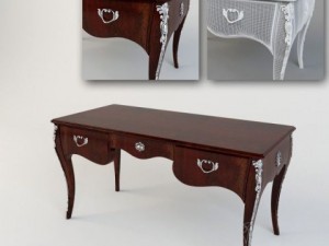 old writing table 3D Model