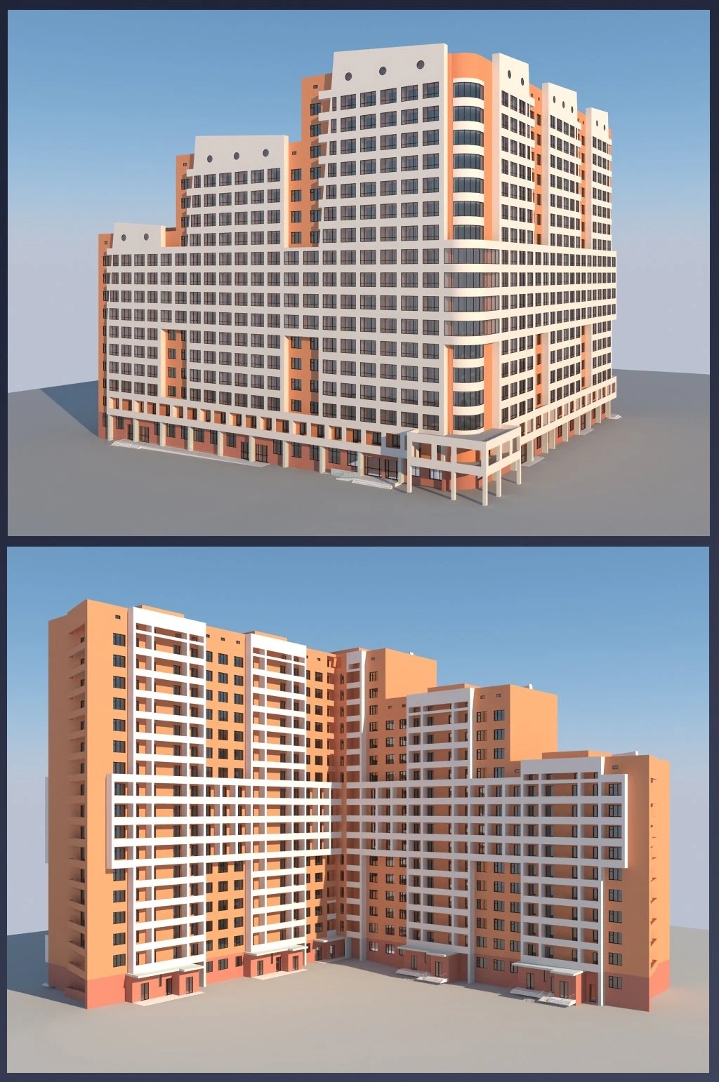 building 3D Model .c4d .max .obj .3ds .fbx .stl .blend 