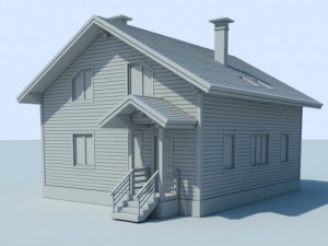 cottage001 3D Модель