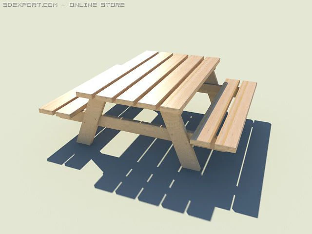 table 3D Model .c4d .max .obj .3ds .fbx .stl .blend 