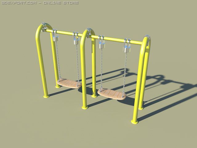 tetter totter 3D Model .c4d .max .obj .3ds .fbx .stl .blend 
