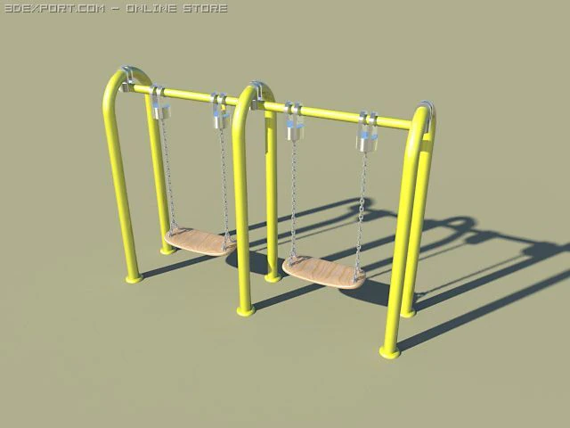 tetter totter 3D Model .c4d .max .obj .3ds .fbx .stl .blend 