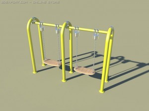 tetter totter Model 3D