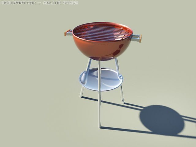 bbq 3D 模型 .c4d .max .obj .3ds .fbx .stl .blend