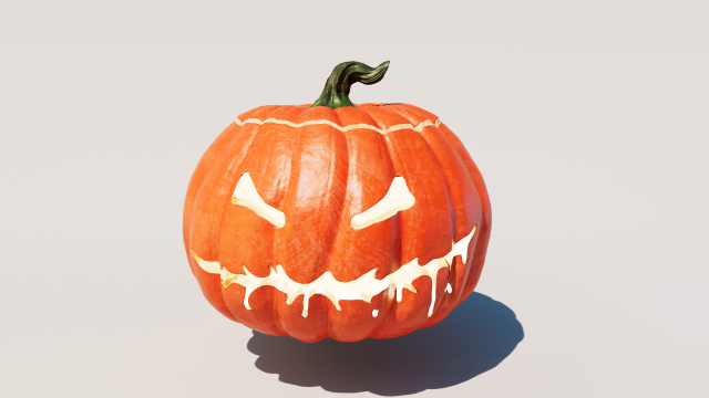 Halloween pumpkin 3D Модель .c4d .max .obj .3ds .fbx .stl .blend 