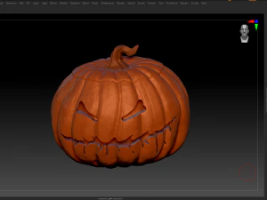 Halloween pumpkin 3D Model