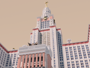 Moscow State University MGU Model 3D