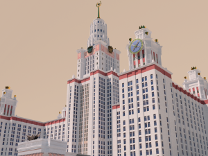 Moscow State University MGU 3D Модель