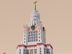 Moscow State University MGU 3D Модель
