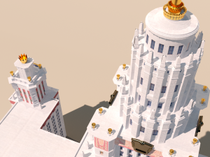 Moscow State University MGU 3D Модель