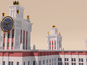 Moscow State University MGU 3D Модель