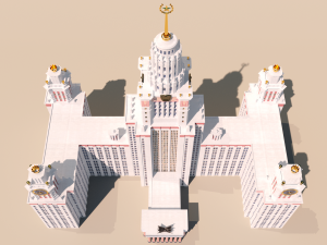 Moscow State University MGU 3D Модель