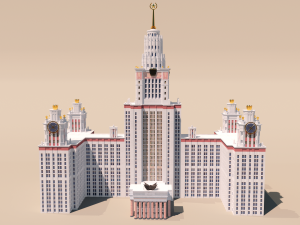Moscow State University MGU 3D Модель