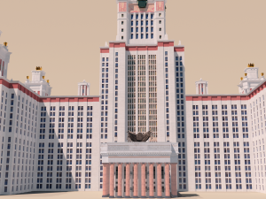 Moscow State University MGU 3D Модель