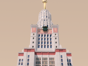Moscow State University MGU 3D Модель
