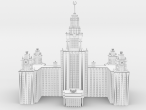 Moscow State University MGU 3D Модель