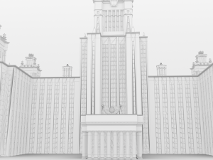 Moscow State University MGU 3D Модель