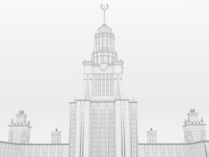 Moscow State University MGU 3D Модель