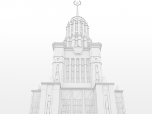 Moscow State University MGU 3D Модель