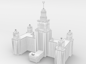 Moscow State University MGU 3D Модель