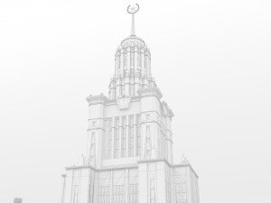 Moscow State University MGU 3D Модель
