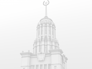 Moscow State University MGU 3D Модель