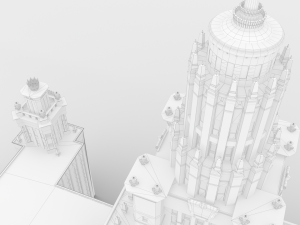 Moscow State University MGU 3D Модель