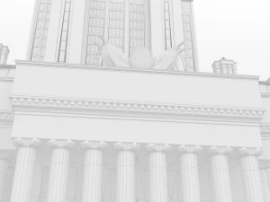 Moscow State University MGU 3D Model