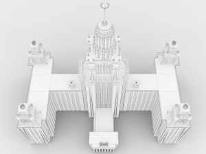 Moscow State University MGU 3D Модель