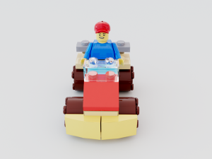 Lego Car Character 3D Модель