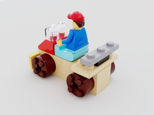 Lego Car Character 3D Модель