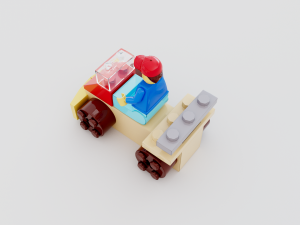 Lego Car Character 3D Модель
