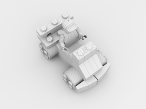 Lego Car Character 3D Модель