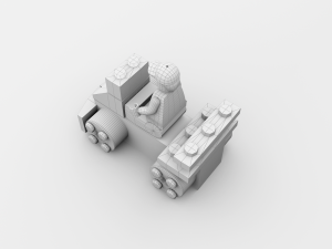 Lego Car Character 3D Модель