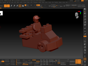 Lego Car Character 3D Модель