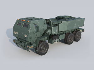 M142 HIMARS multiple rocket launcher 3D Model