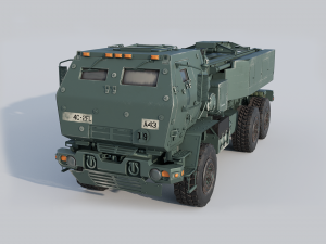 M142 HIMARS multiple rocket launcher Modelo 3D