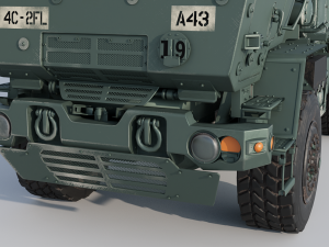 M142 HIMARS multiple rocket launcher Modelo 3D